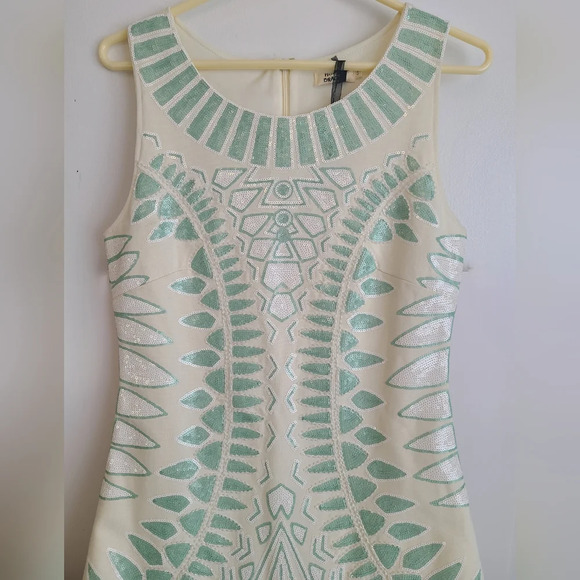 New With Tag Molly Bracken Sequin Embroidered Shift Mini Dress Size Small - Picture 3 of 8
